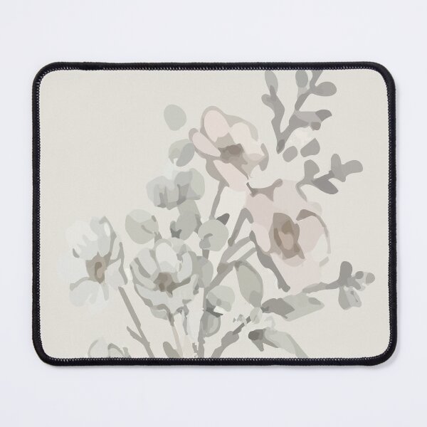 Item preview, Minimalist Neutral Floral Bouquet Watercolor Painting Print designed and sold by FawnFeatherCo.