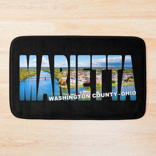 Item preview, MARIETTA Washington County Ohio - River Paddle Riverboat Autumn Day designed and sold by Adam Gormley.