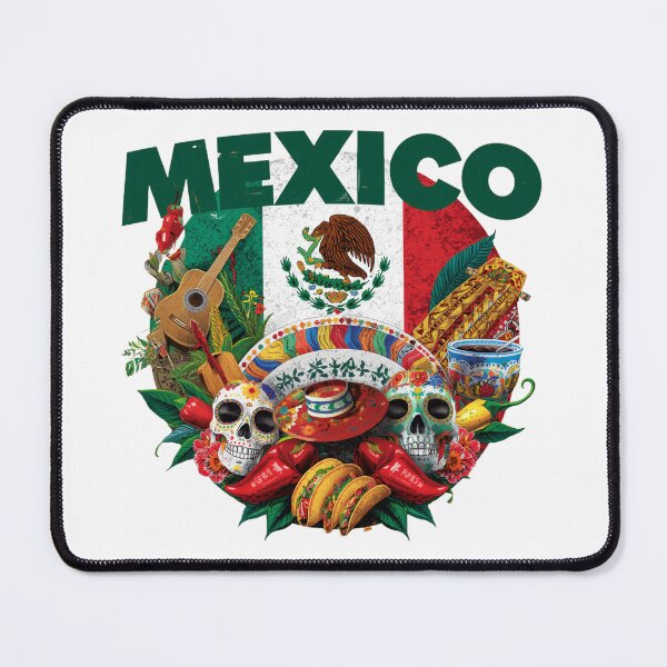 Item preview, Viva Mexico Culture Tacos and Skulls designed and sold by Oddifys.