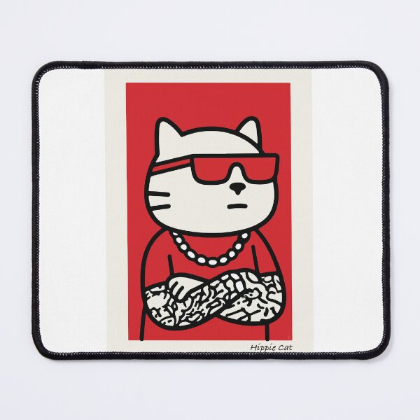 Item preview, Hippie Cat designed and sold by bixdesign.