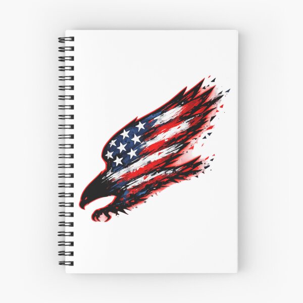 Item preview, Fractured Flag Eagle Modern Patriotic Art designed and sold by pohapoha181.