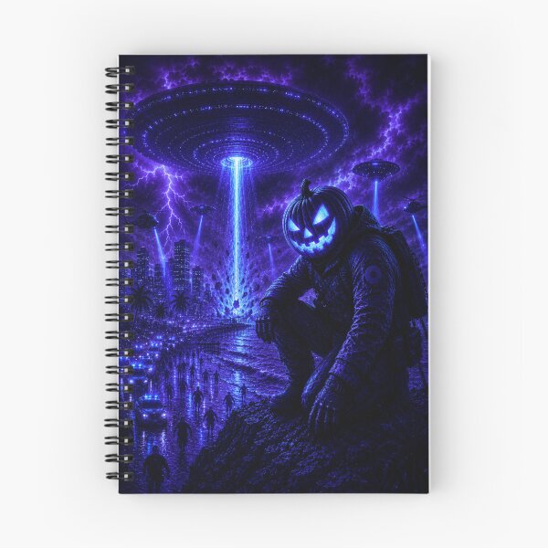 Item preview, Headless Horseman Midnight Invasion – Alien Apocalypse Fantasy Art designed and sold by TheHorsemanRidesAgain.
