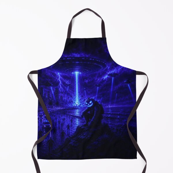 Item preview, Headless Horseman Midnight Invasion – Alien Apocalypse Fantasy Art designed and sold by TheHorsemanRidesAgain.