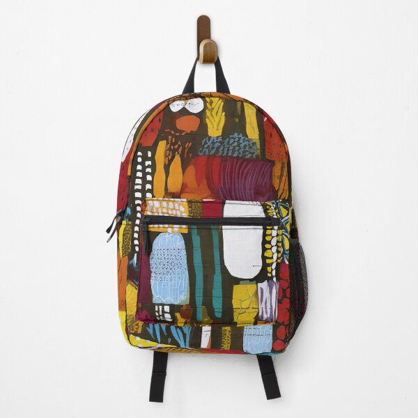 Item preview, Hippie 1960's Retro Red, Mustard And Black Abstract designed and sold by DEC02.