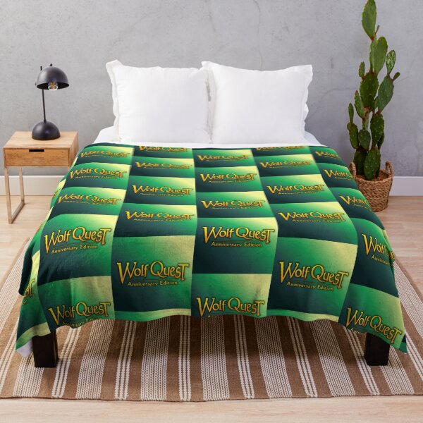Item preview, WolfQuest Logo with Green Gradient designed and sold by TheNightKeepersTale.