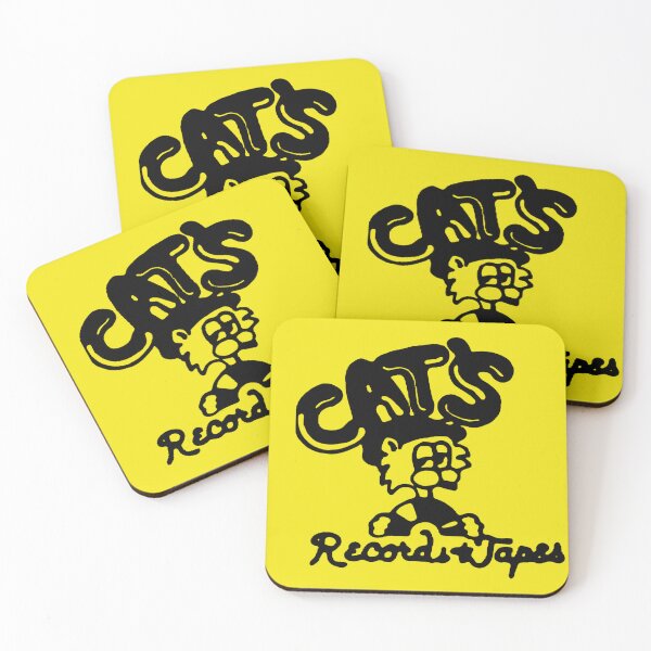 Item preview, Cat's Records and Tapes designed and sold by WyldBoreCre8ive.