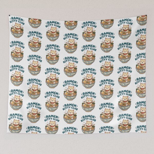 Item preview, Ramen Kitty Club Cute Noodles designed and sold by AliveStyle.