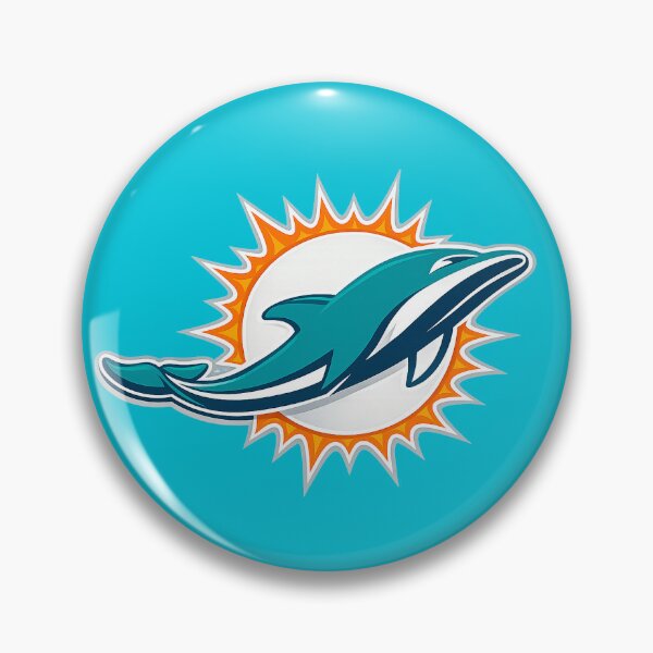 Item preview, Miami Dolphins NFL Logo Mascot Drawing Design designed and sold by Luke Foran Sports Art.