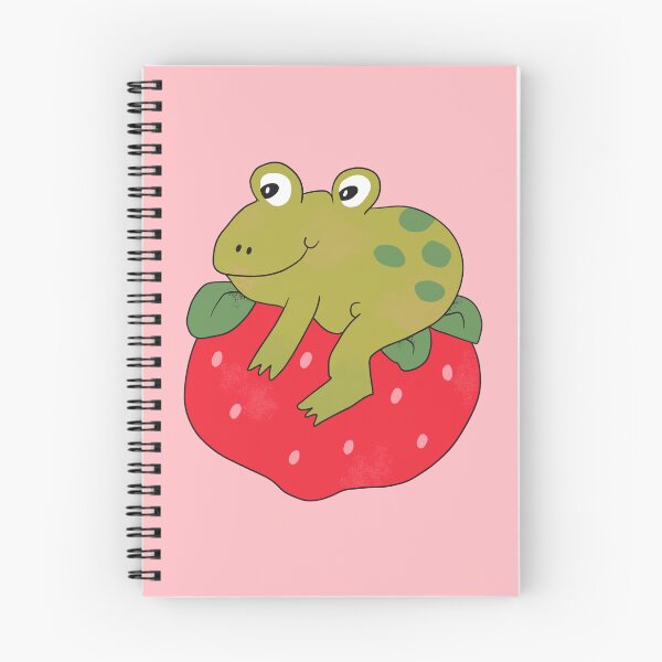 Item preview, Frog on Strawberry (Red) designed and sold by yellowflowerhut.