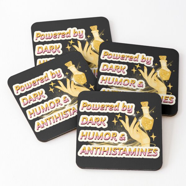 Item preview, MCAS Awareness - Powered by Dark Humor and Antihistamines designed and sold by pulse_retail.