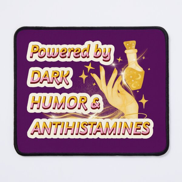 Item preview, MCAS Awareness - Powered by Dark Humor and Antihistamines designed and sold by pulse_retail.