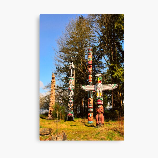 Totem Poles Canvas Print