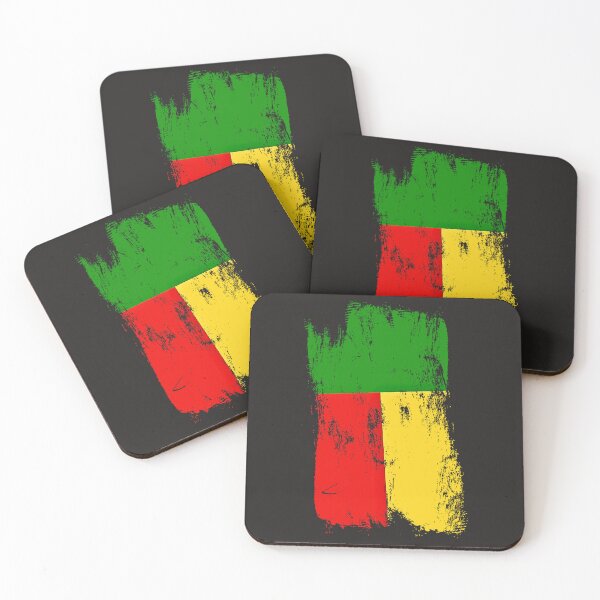 Item preview, Benin Flag Grunge Brushstroke - Beninese Pride designed and sold by Danny-Arts1.