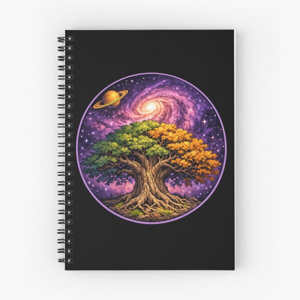 Item preview, Cosmic Ancient Tree Galaxy Illustration designed and sold by ArtoryWorks.