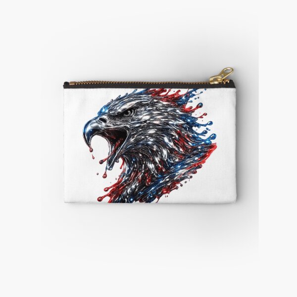 Item preview, Liquid Chrome Eagle 3D Patriotic Art designed and sold by pohapoha181.