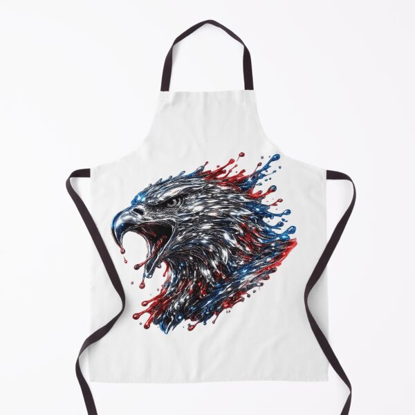 Item preview, Liquid Chrome Eagle 3D Patriotic Art designed and sold by pohapoha181.