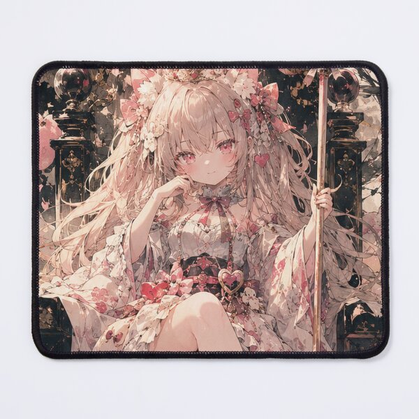 Item preview, Copy of Cyber Oiran in Teal Kimono – Japanese Fantasy Art designed and sold by Japan-kanji-ya.