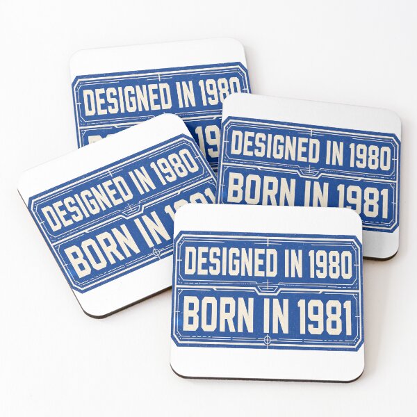 Item preview, Designed In 1980 Born In 1981 designed and sold by aihrgdesign.