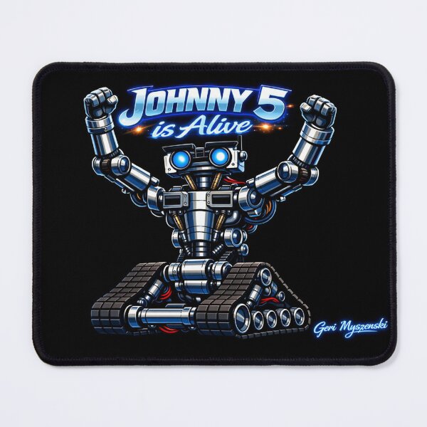 Item preview, Johnny 5 is Alive Short Circuit designed and sold by The Art Queen Of Michigan .