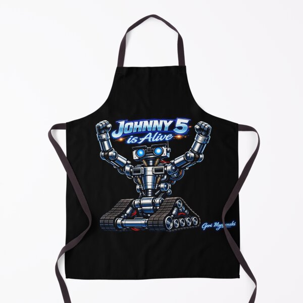 Item preview, Johnny 5 is Alive Short Circuit designed and sold by The Art Queen Of Michigan .