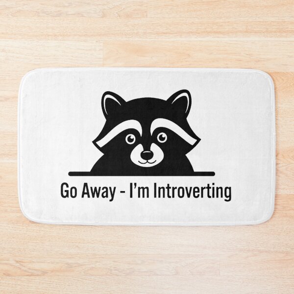Item preview, Peek-a-Boo Introvert Funny raccoon designed and sold by SatyaYug.