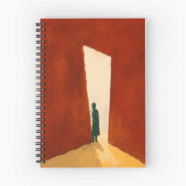 Item preview, "Into the Light" – Minimalist Red Abstract Art designed and sold by Moodzu.