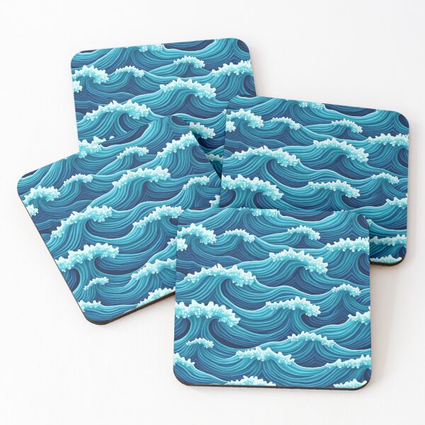 Item preview, Ocean Waves Pattern Sea Surfer designed and sold by sportfantees.