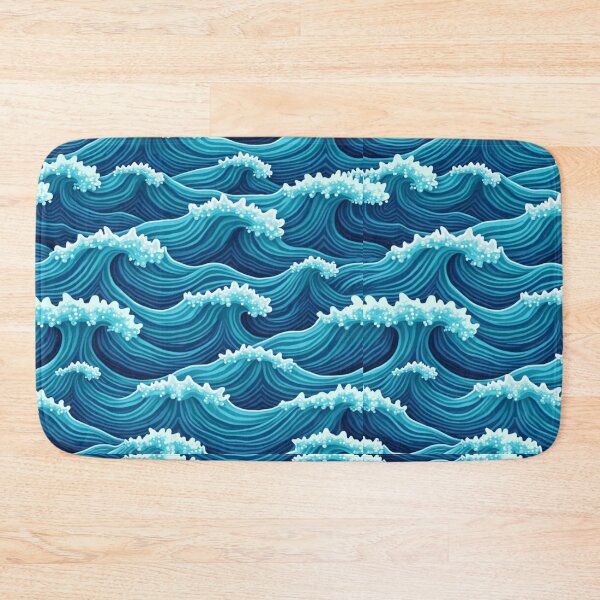 Item preview, Ocean Waves Pattern Sea Surfer designed and sold by sportfantees.