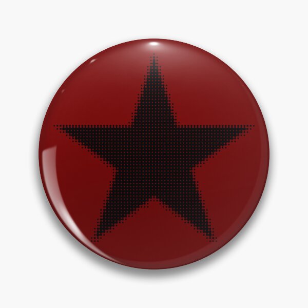 Item preview, Black Halftone Star on Maroon Background designed and sold by Gabesautter.