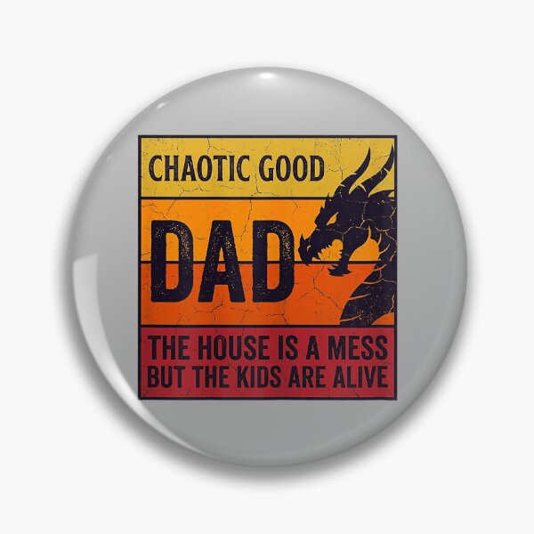 Item preview, Chaotic Good Dad The House is A Mess Funny Gamer for Father designed and sold by mjohnson9.