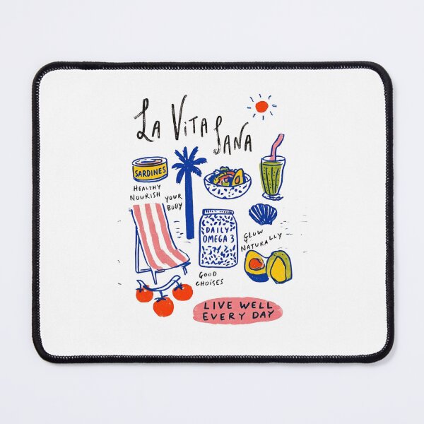Item preview, La Vita Sana - Healthy Mediterranean Summer Lifestyle - Daily Omega 3 designed and sold by Ramona-Gliga.