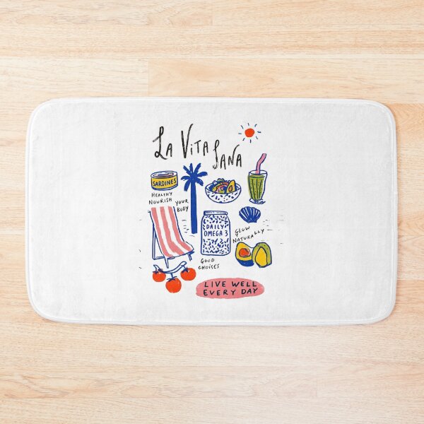 Item preview, La Vita Sana - Healthy Mediterranean Summer Lifestyle - Daily Omega 3 designed and sold by Ramona-Gliga.