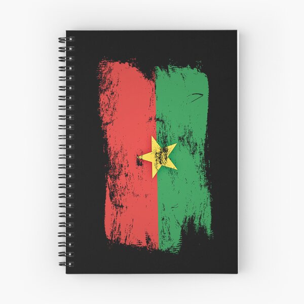 Item preview, Burkina Faso Flag Distressed Paint Brush Stroke designed and sold by Danny-Arts1.