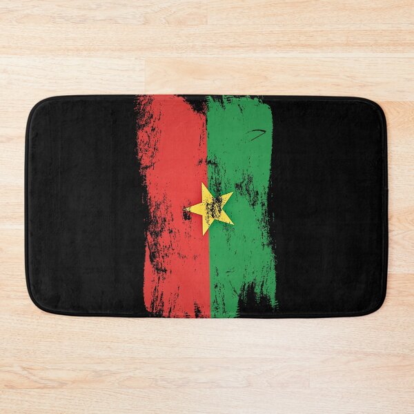 Item preview, Burkina Faso Flag Distressed Paint Brush Stroke designed and sold by Danny-Arts1.