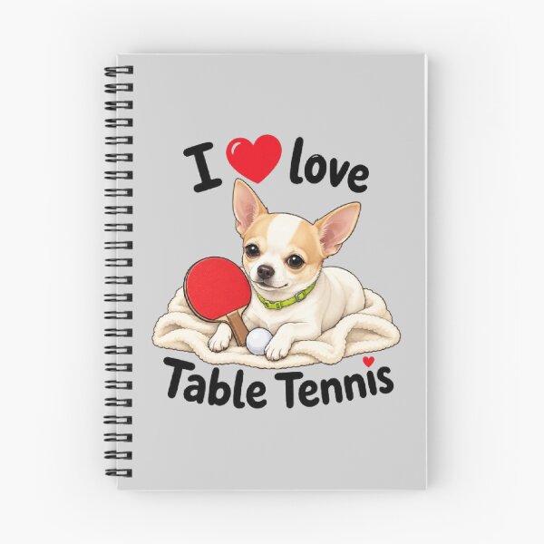 Item preview, Cute Chihuahua Playing Table Tennis designed and sold by RaulWeirdAndFun.