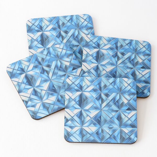Item preview, Icy Blue And Silvery-White Trendy Pattern Design designed and sold by DEC02.
