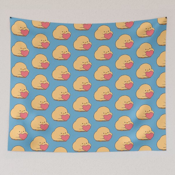 Item preview, Chibi Duck Grumpy Love Heart designed and sold by RedSun RaySan.