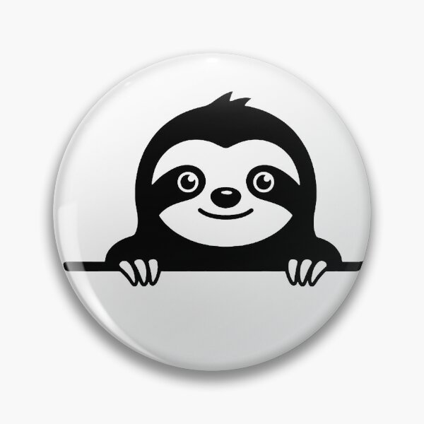 Item preview, Cute Peek-a-Boo Sloth  designed and sold by SatyaYug.