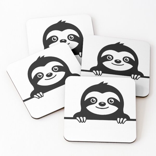 Item preview, Cute Peek-a-Boo Sloth  designed and sold by SatyaYug.