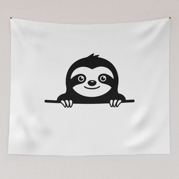 Item preview, Cute Peek-a-Boo Sloth  designed and sold by SatyaYug.