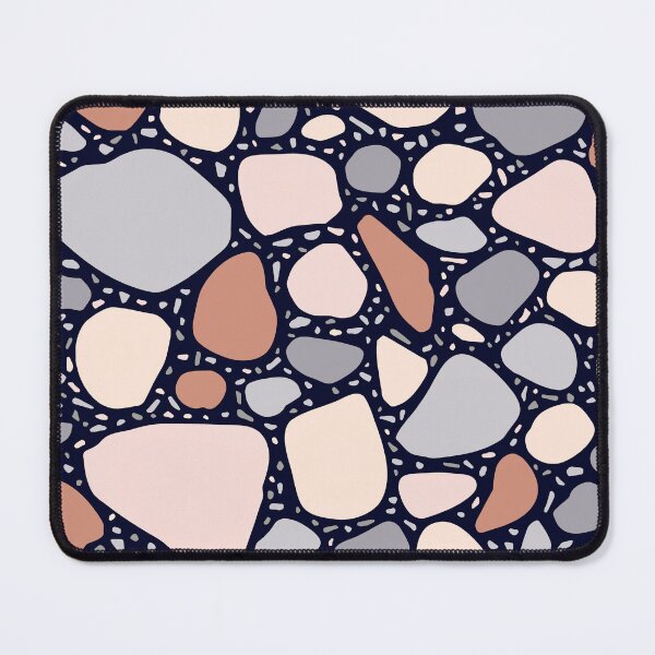 Item preview, Terracotta Hues And Creamy Soft Grays Terrazzo Pattern designed and sold by DEC02.