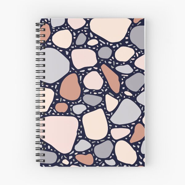 Item preview, Terracotta Hues And Creamy Soft Grays Terrazzo Pattern designed and sold by DEC02.