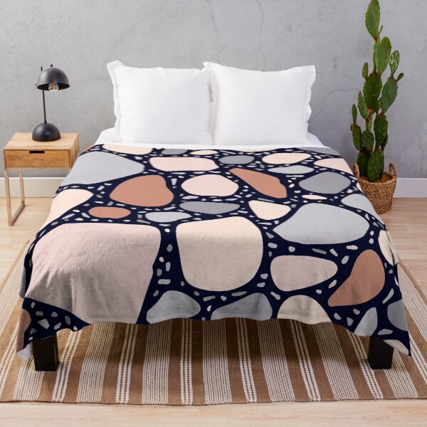 Item preview, Terracotta Hues And Creamy Soft Grays Terrazzo Pattern designed and sold by DEC02.