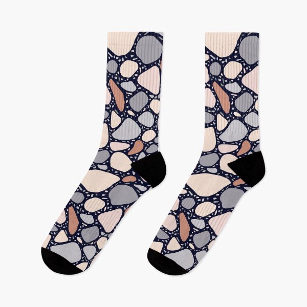 Item preview, Terracotta Hues And Creamy Soft Grays Terrazzo Pattern designed and sold by DEC02.