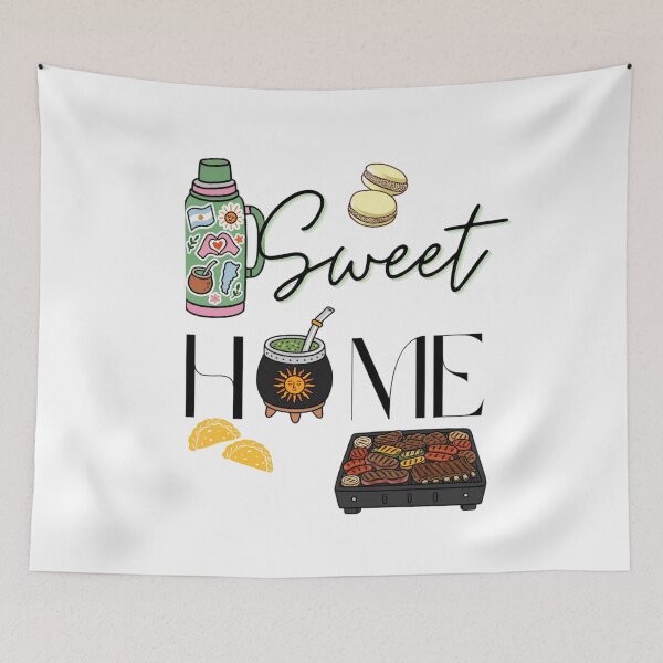 Item preview, Home Sweet Home – Argentine Mate & BBQ designed and sold by Valiabeth.