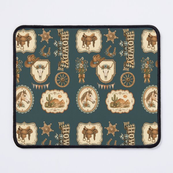 Item preview, Howdy Cowboy Cowgirl Collage | Vintage Western Country Art designed and sold by Made by Tamar.