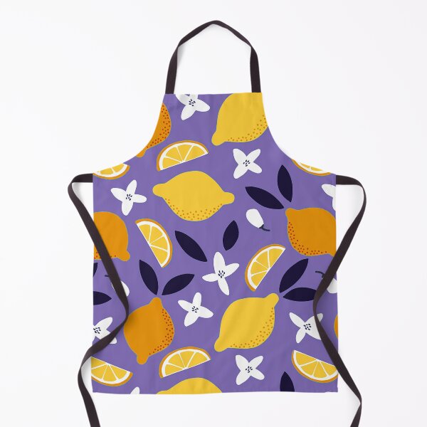 Item preview, Oranges And Lemons Trendy Fruit Pattern On Purple designed and sold by DEC02.