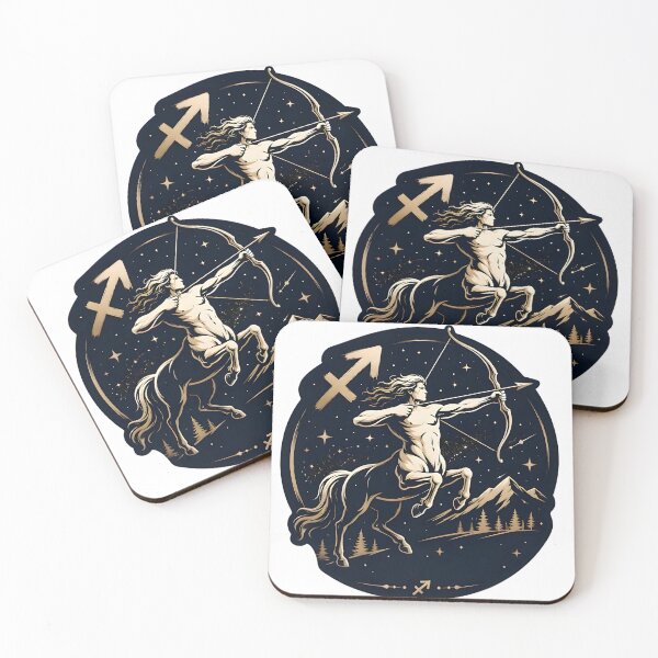 Item preview, Sagittarius Minimalist Line Art Centaur designed and sold by Zodiac Celestial Art.