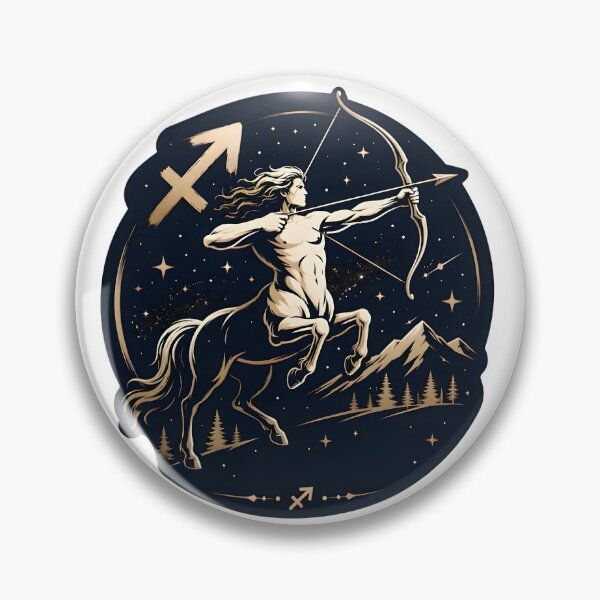 Item preview, Sagittarius Minimalist Line Art Centaur designed and sold by Zodiac Celestial Art.