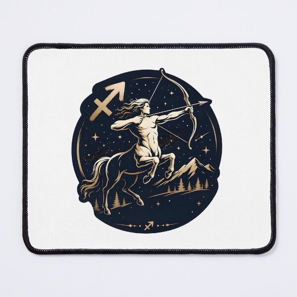 Item preview, Sagittarius Minimalist Line Art Centaur designed and sold by Zodiac Celestial Art.
